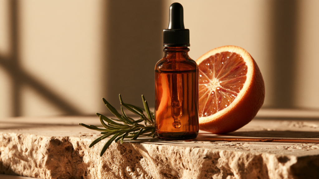 vitamin C serum dropper bottle recommended by New Braunfels dermatologist